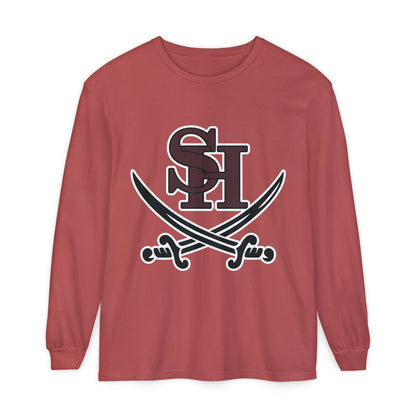Garment-Dyed Long Sleeve Tee