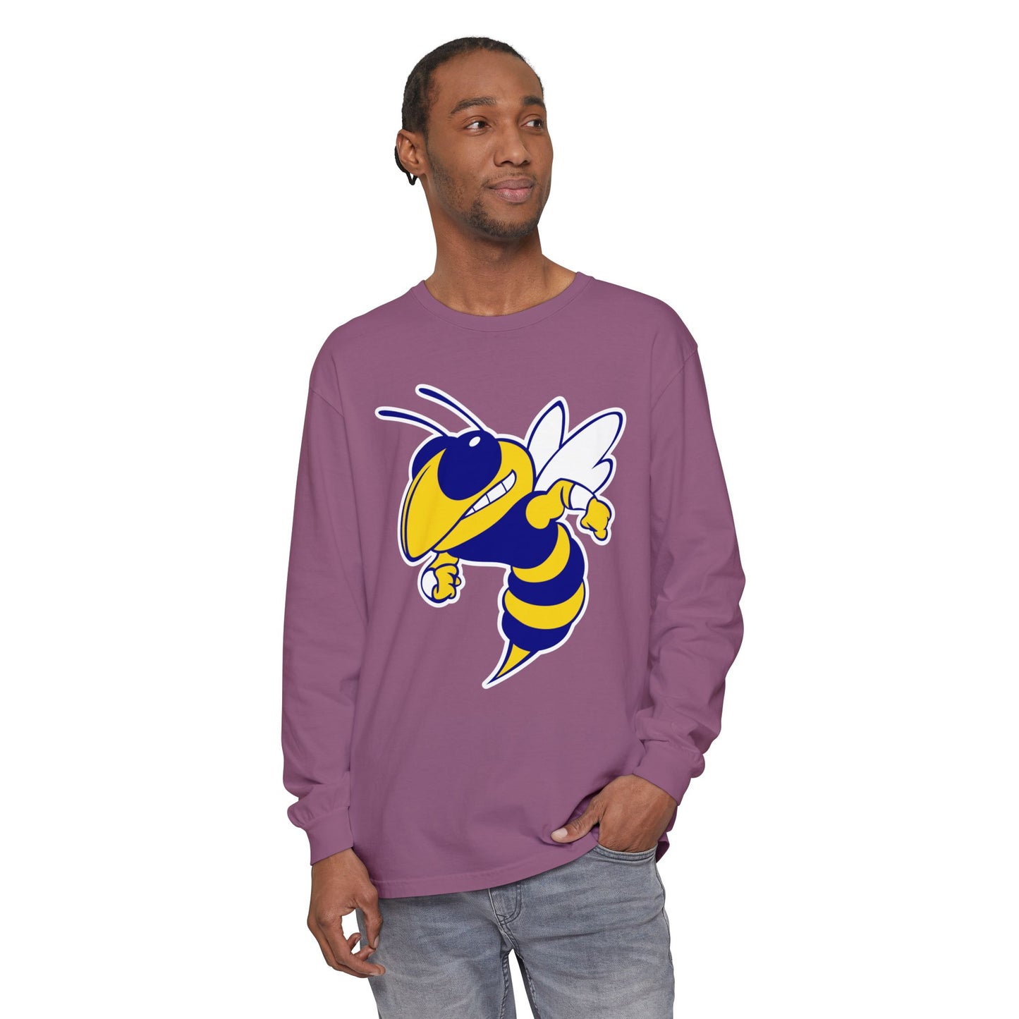 Garment-Dyed Long Sleeve Tee