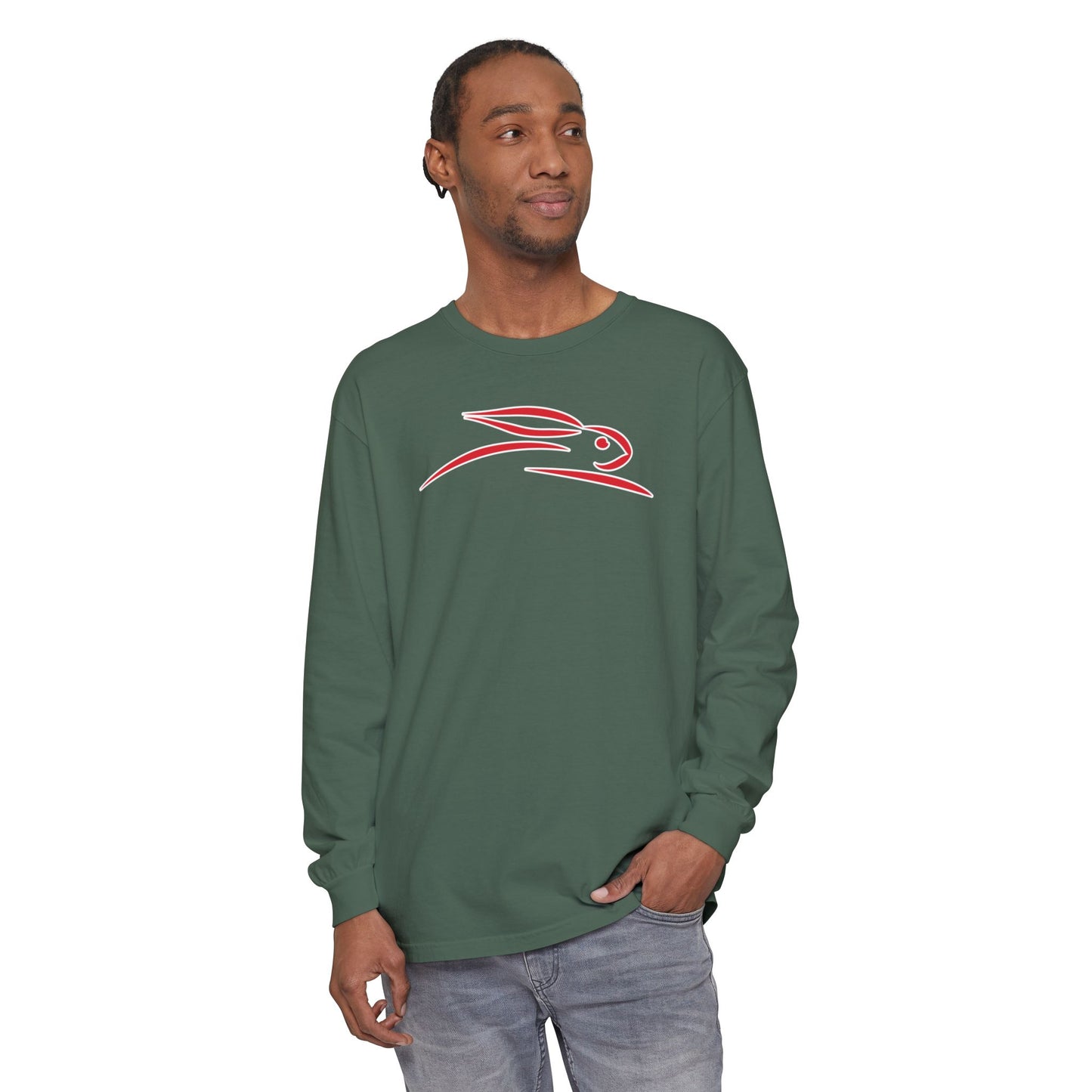 Garment-Dyed Long Sleeve Tee