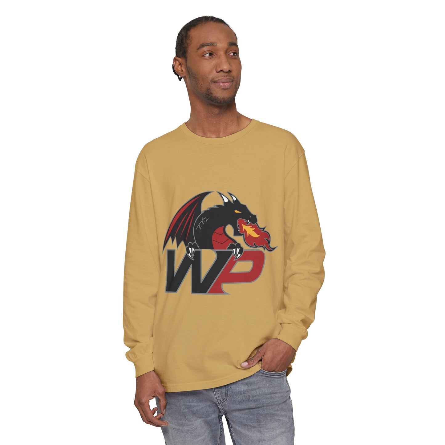 Garment-Dyed Long Sleeve Tee