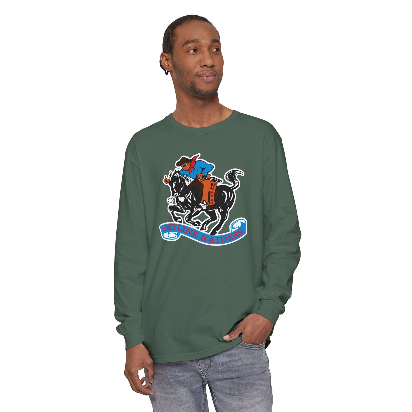 Garment-Dyed Long Sleeve Tee