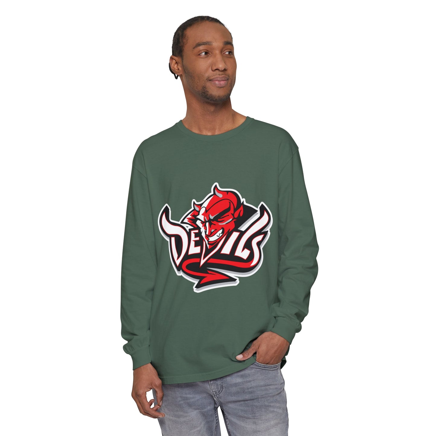 Garment-Dyed Long Sleeve Tee