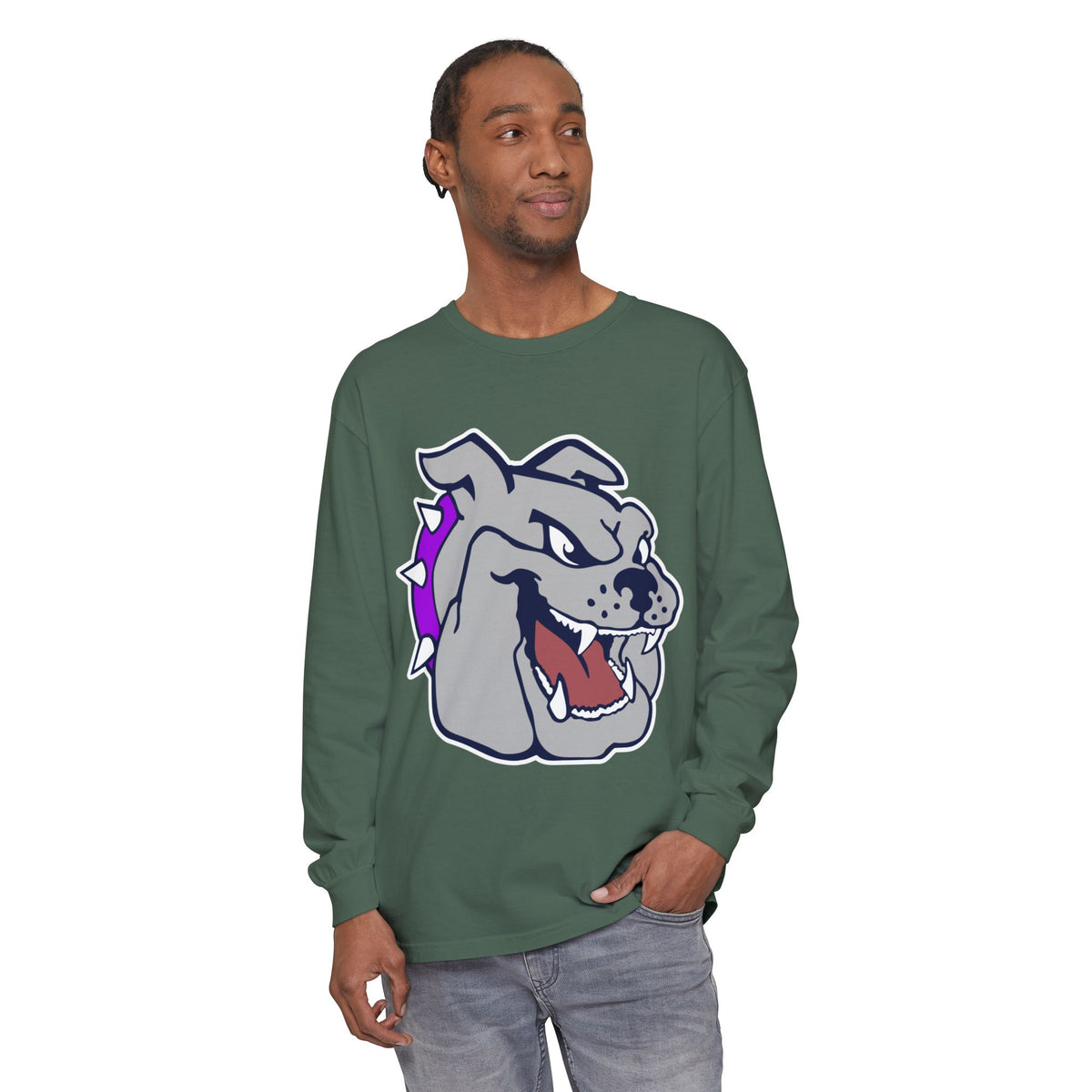 Garment-Dyed Long Sleeve Tee