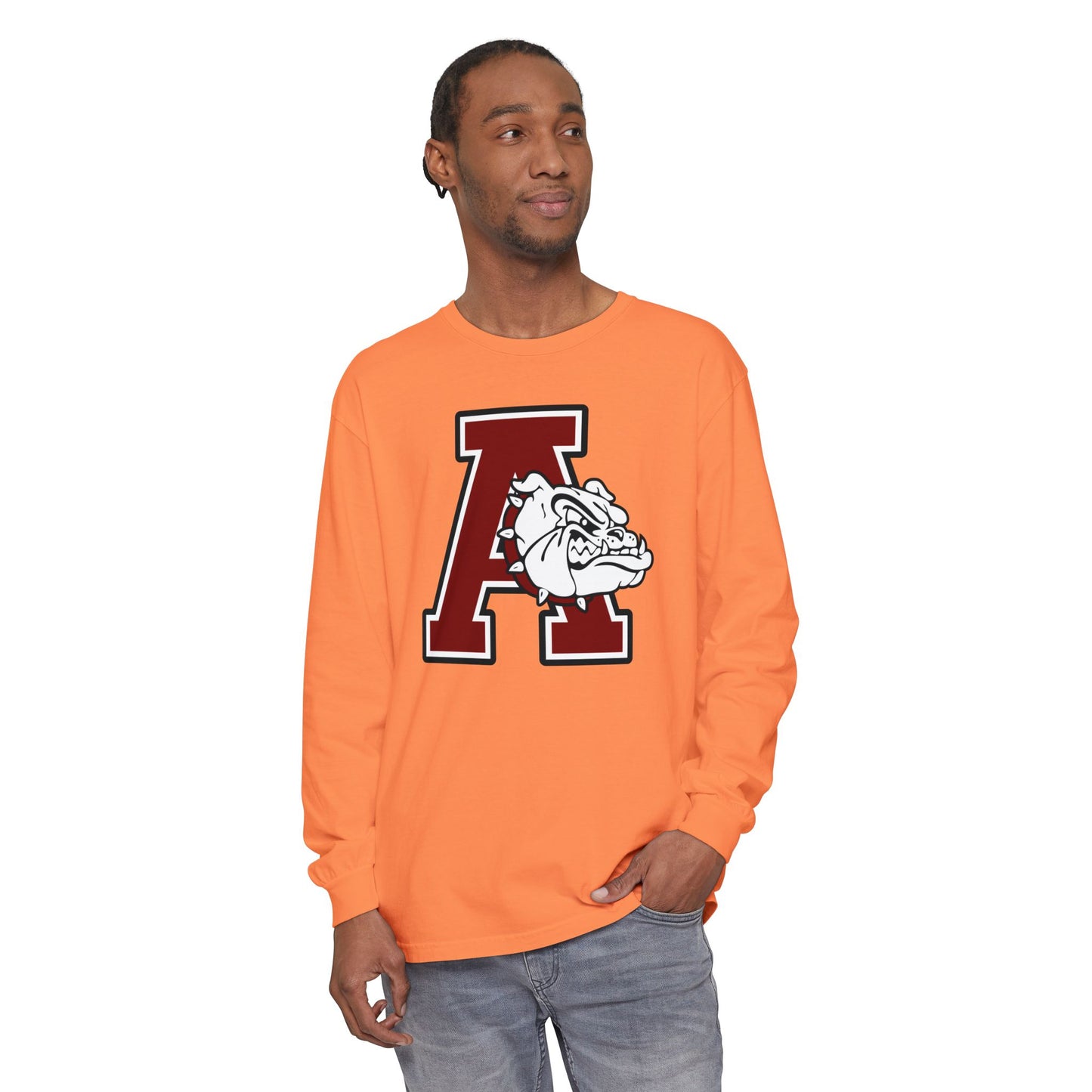 Garment-Dyed Long Sleeve Tee