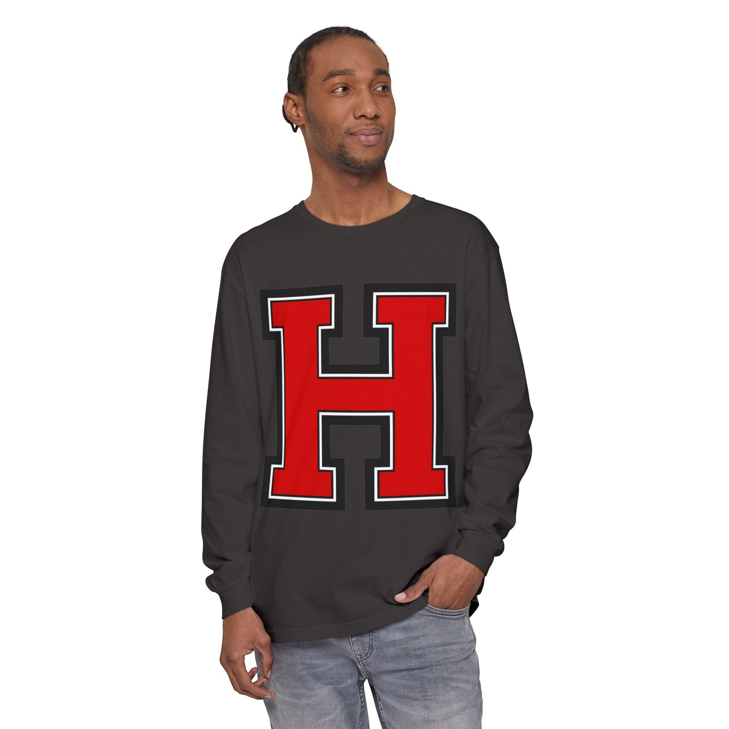 Garment-Dyed Long Sleeve Tee