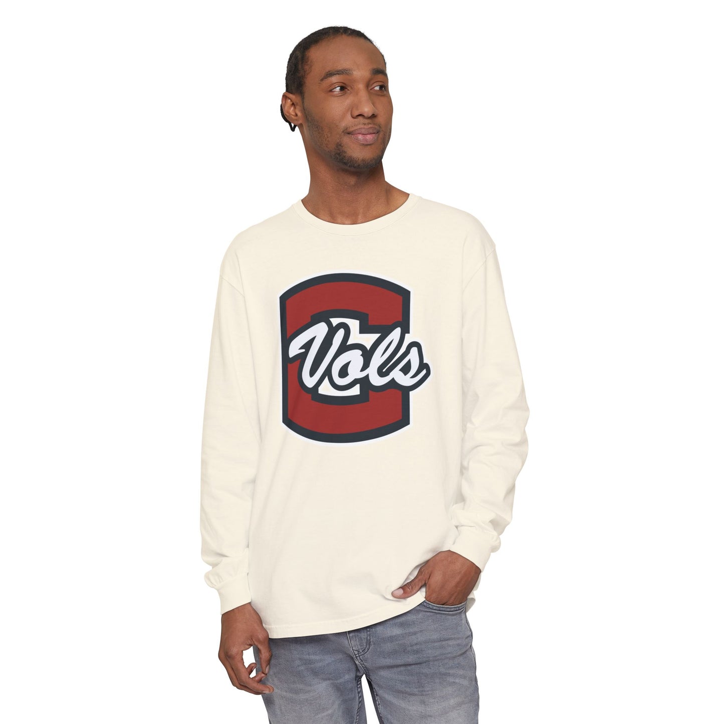 Garment-Dyed Long Sleeve Tee