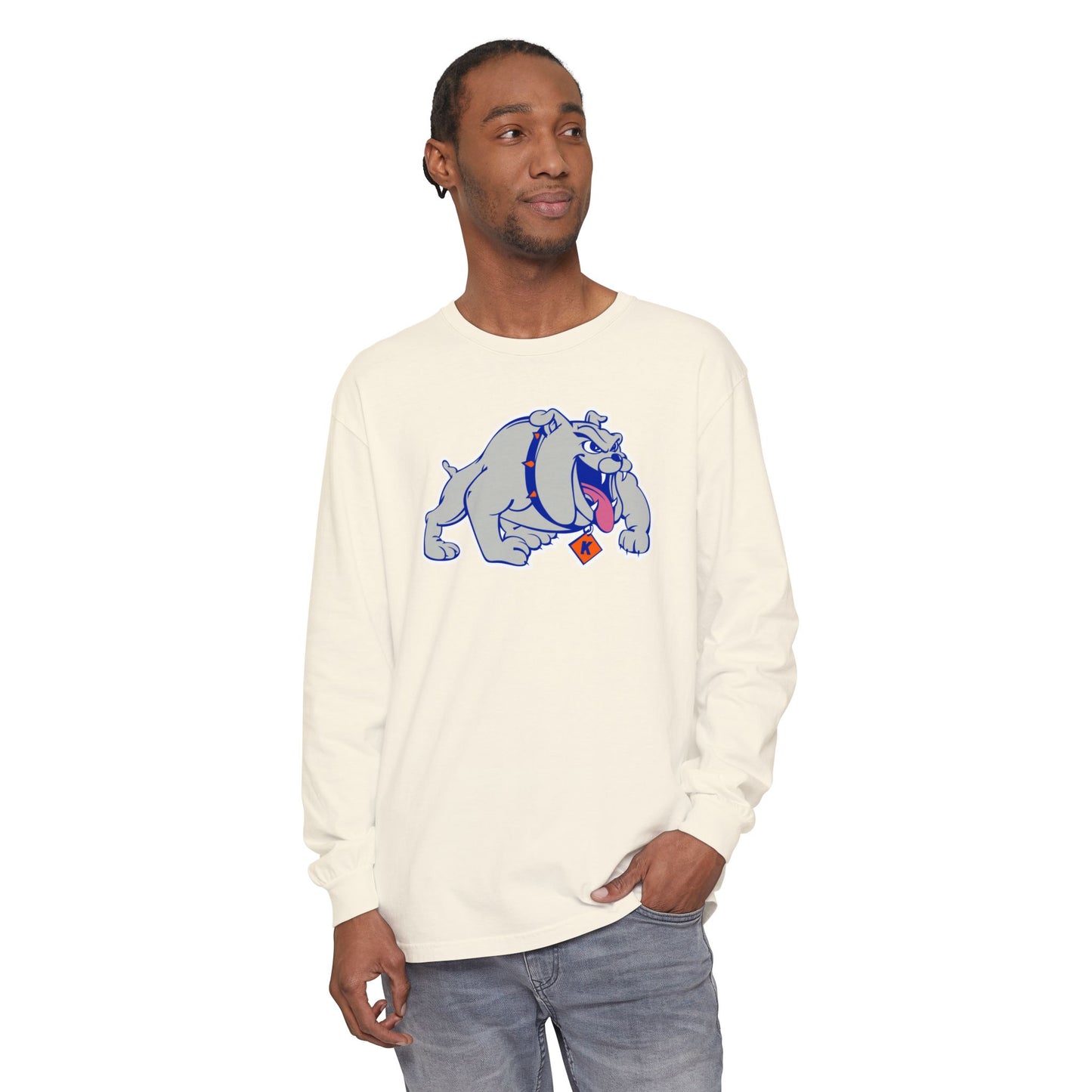 Garment-Dyed Long Sleeve Tee