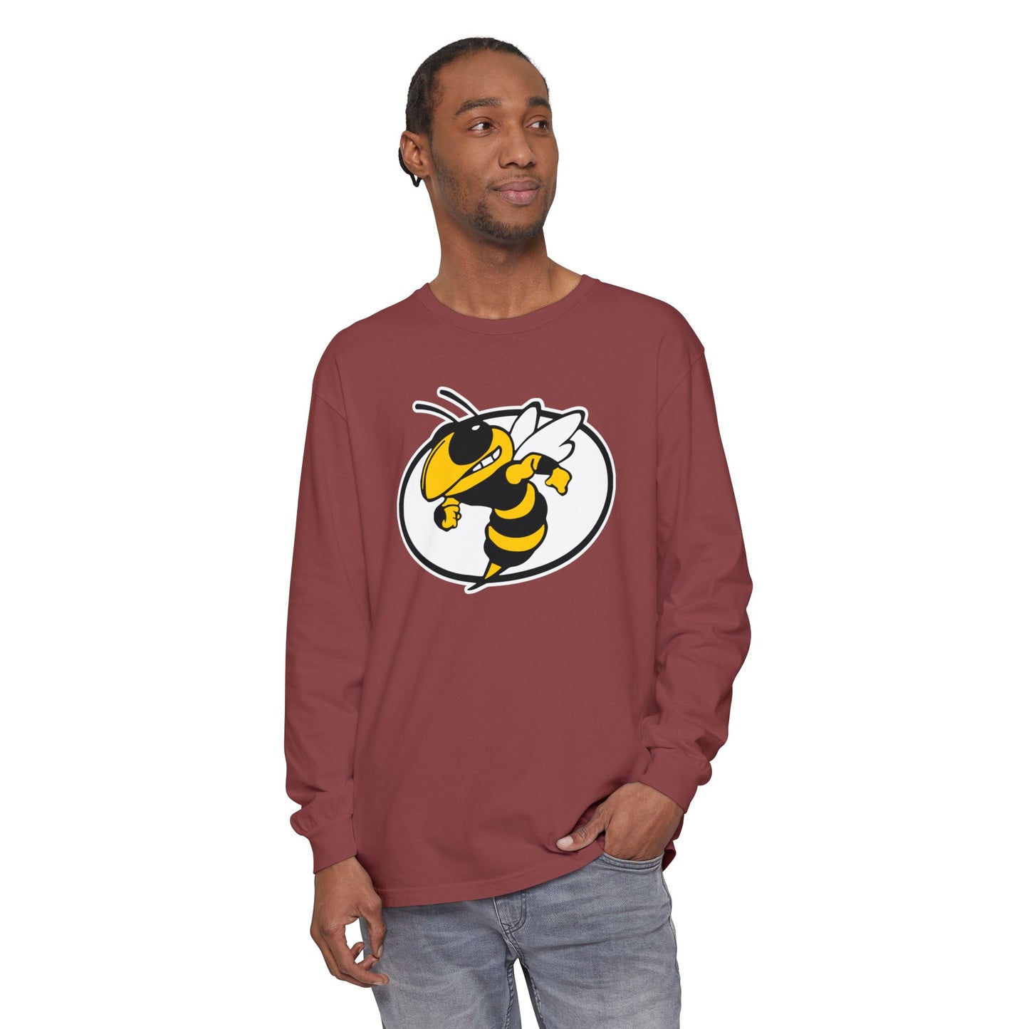 Garment-Dyed Long Sleeve Tee