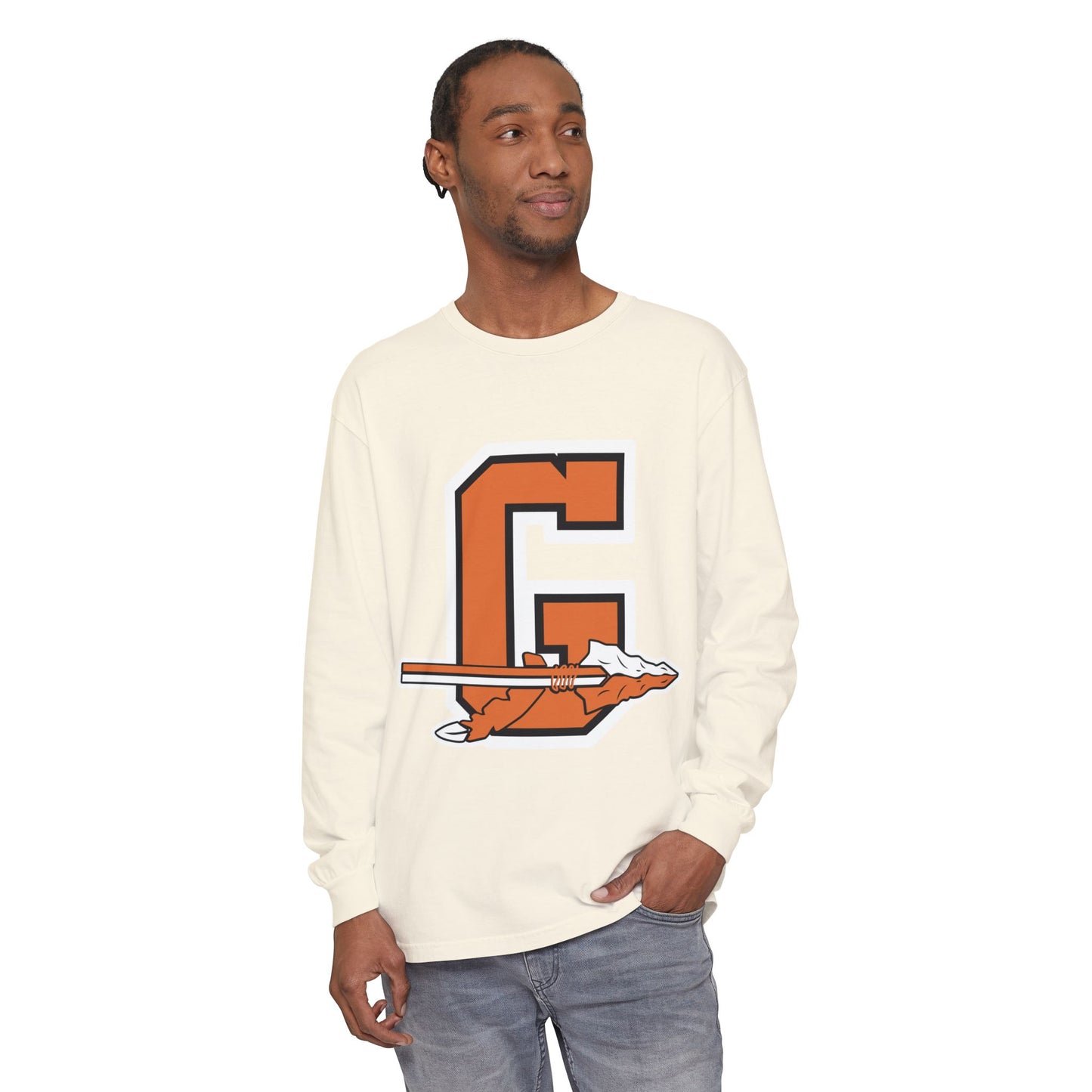 Garment-Dyed Long Sleeve Tee