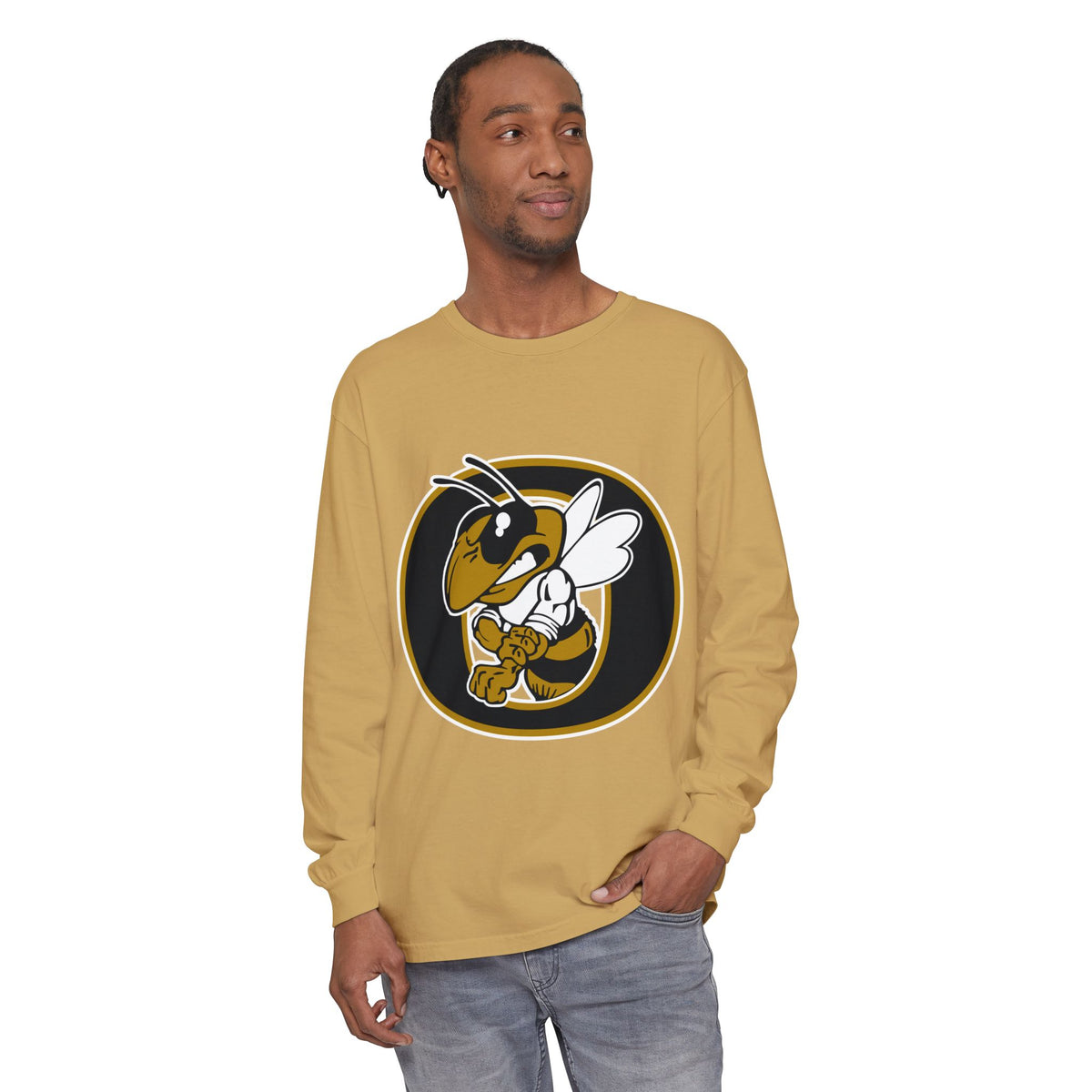 Garment-Dyed Long Sleeve Tee