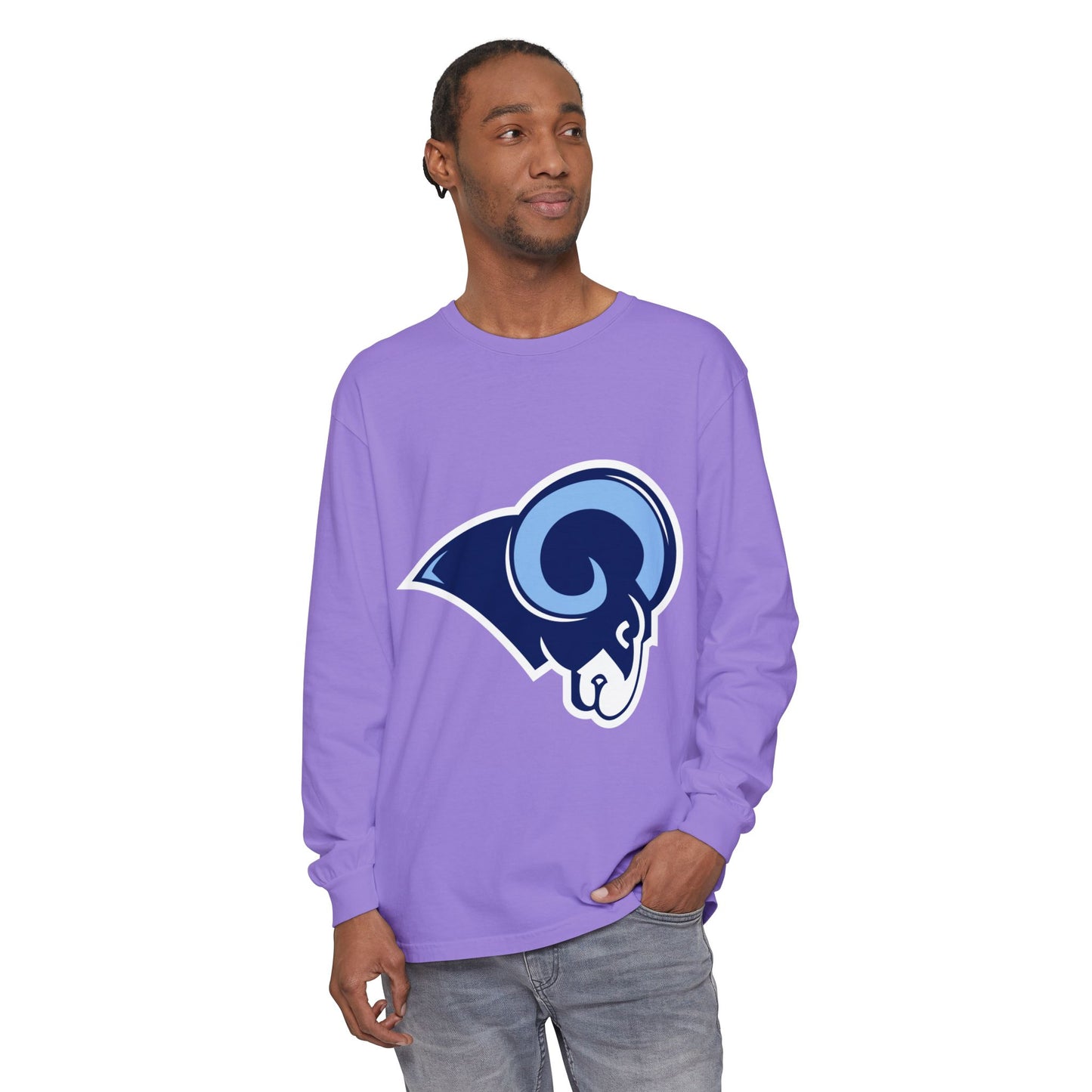 Garment-Dyed Long Sleeve Tee