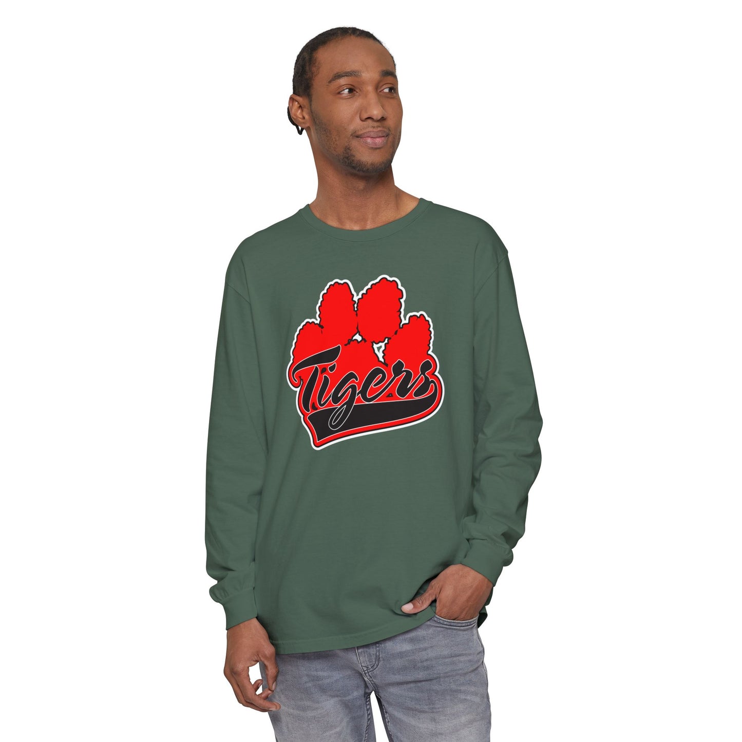Garment-Dyed Long Sleeve Tee