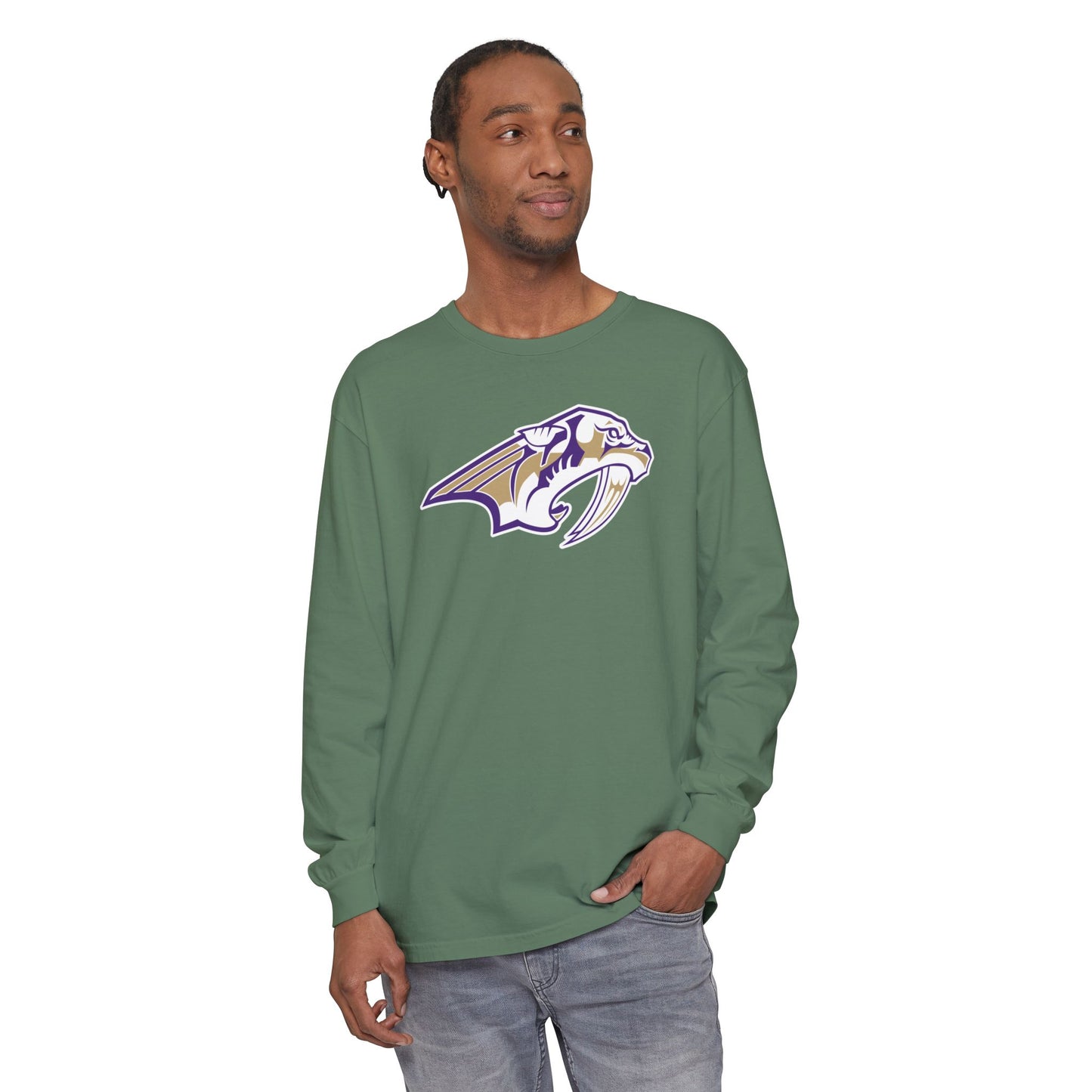 Garment-Dyed Long Sleeve Tee