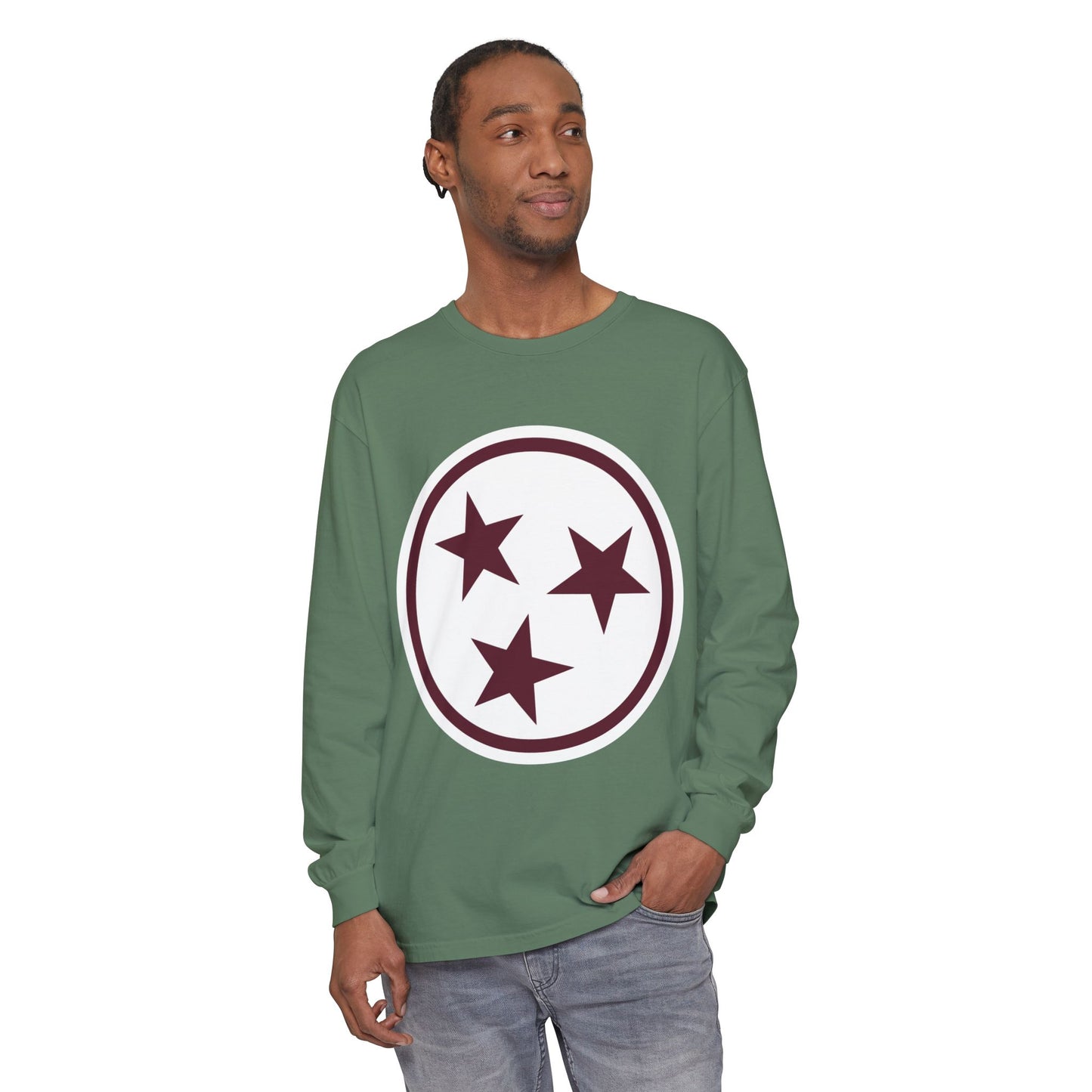 Garment-Dyed Long Sleeve Tee