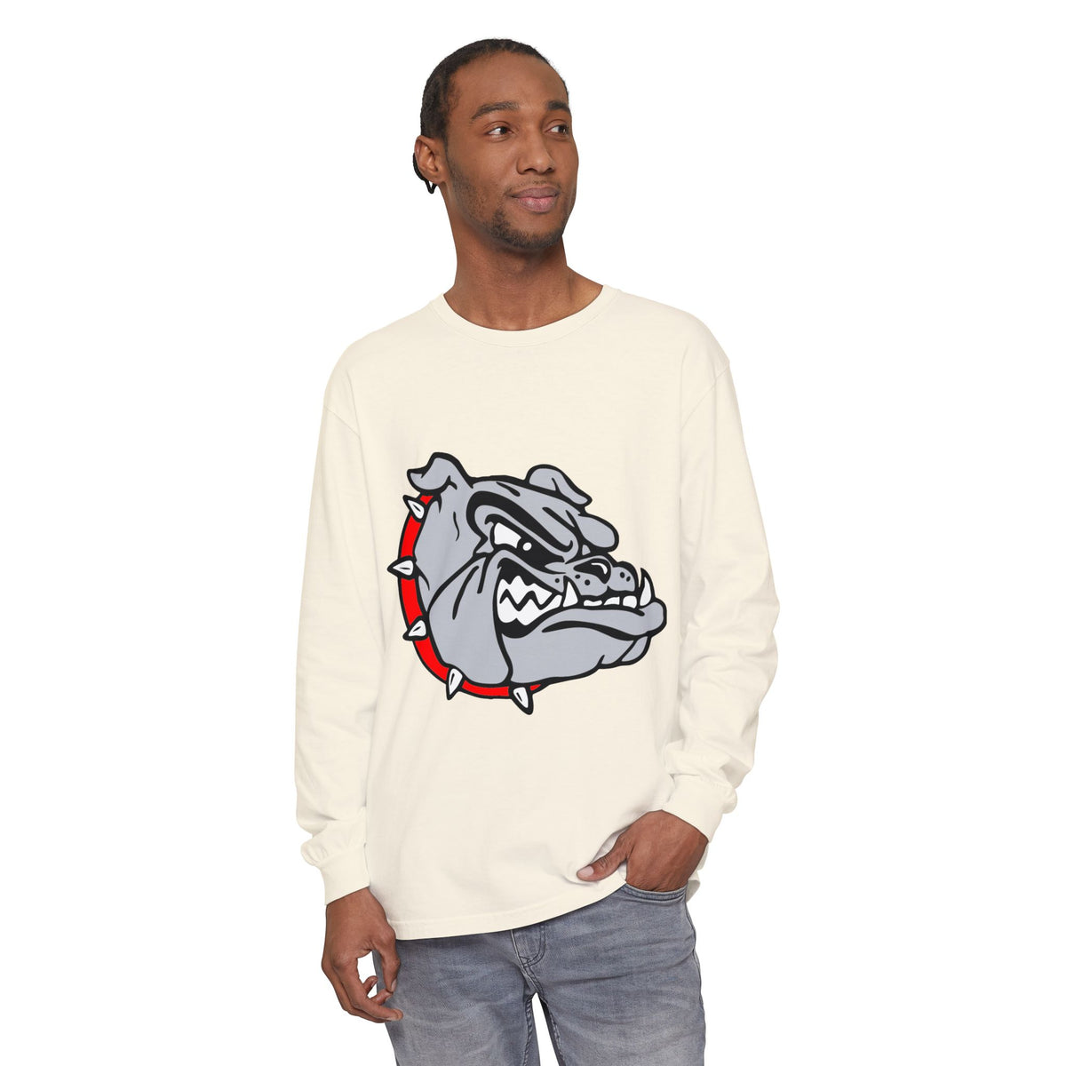 Garment-Dyed Long Sleeve Tee