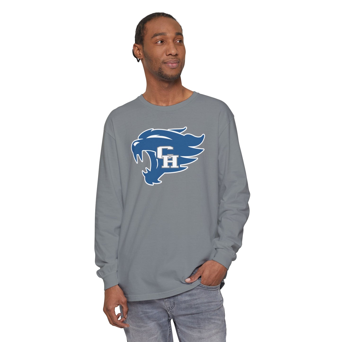 Garment-Dyed Long Sleeve Tee