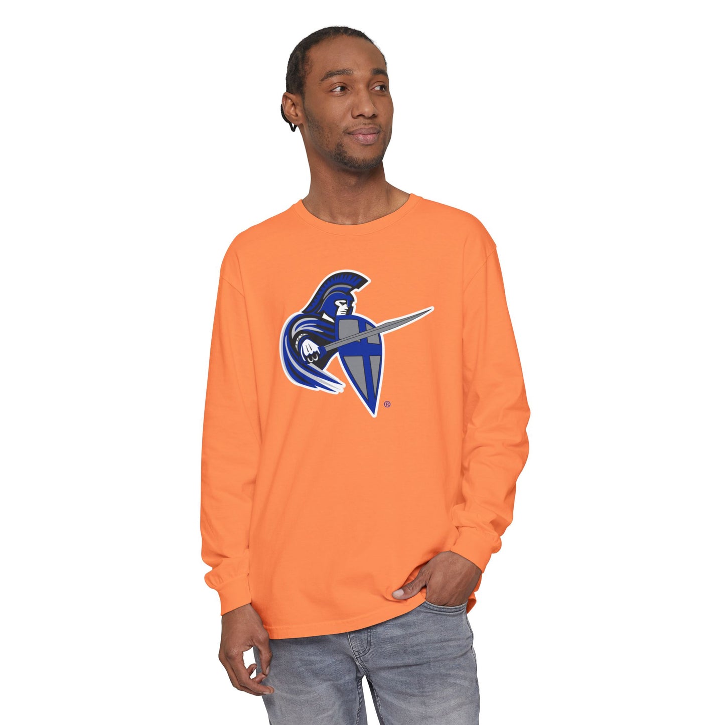 Garment-Dyed Long Sleeve Tee