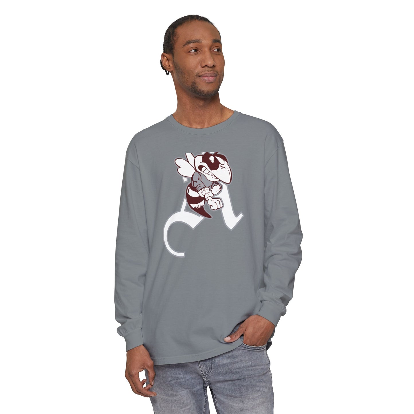Garment-Dyed Long Sleeve Tee