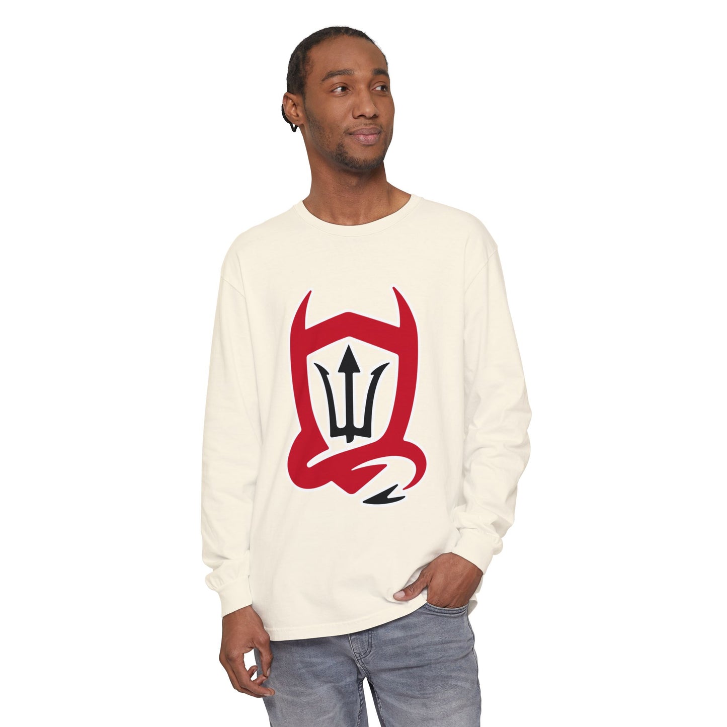 Garment-Dyed Long Sleeve Tee