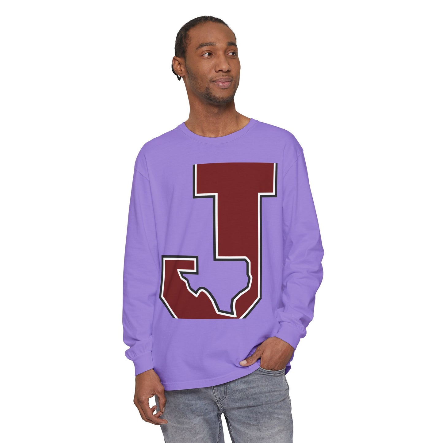 Garment-Dyed Long Sleeve Tee