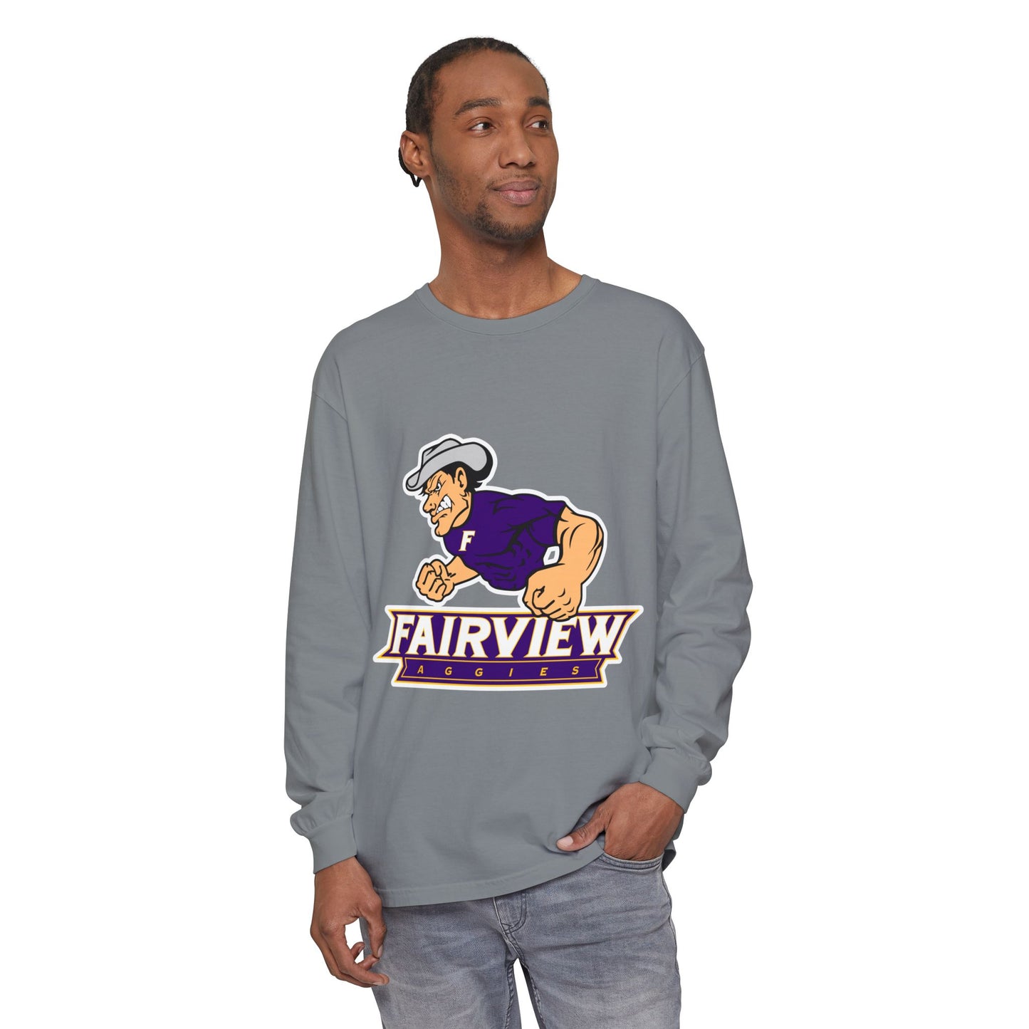 Garment-Dyed Long Sleeve Tee