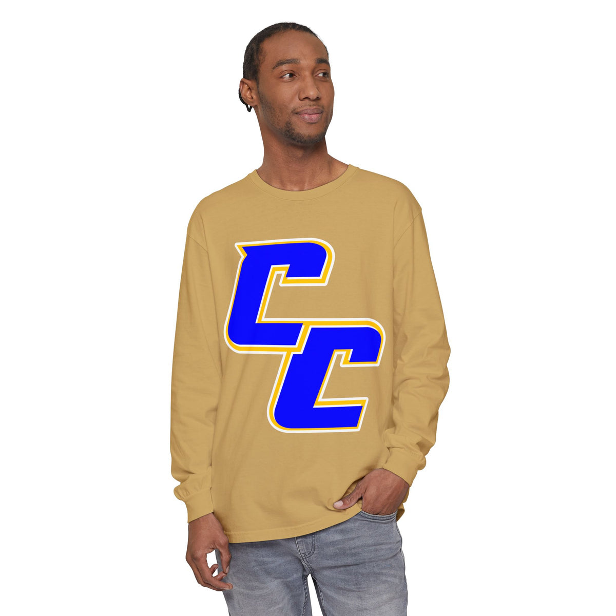 Garment-Dyed Long Sleeve Tee