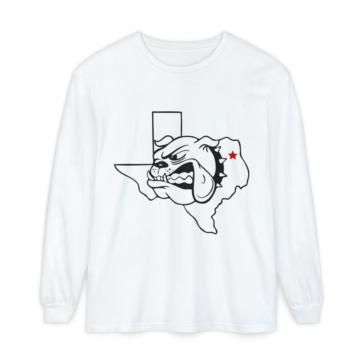 Garment-Dyed Long Sleeve Tee
