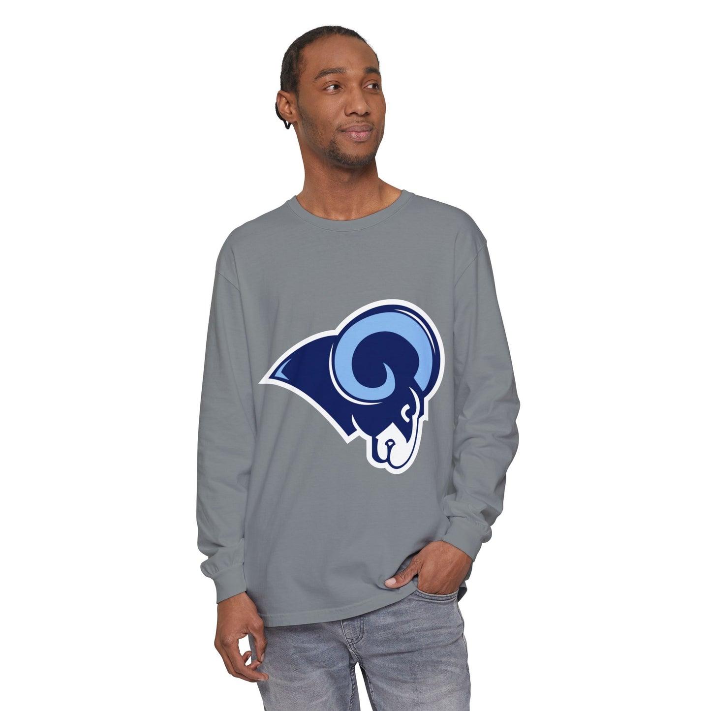 Garment-Dyed Long Sleeve Tee