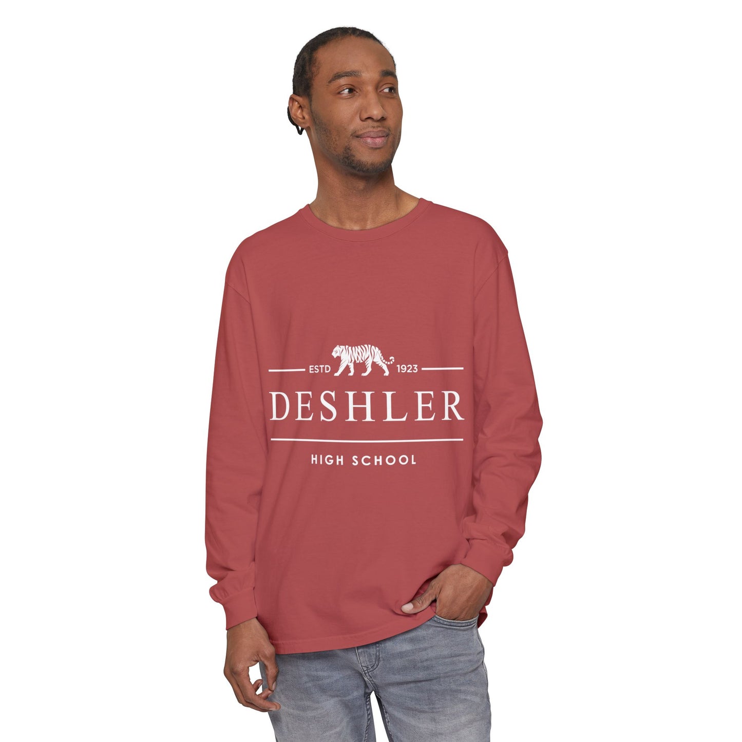 Garment-Dyed Long Sleeve Tee