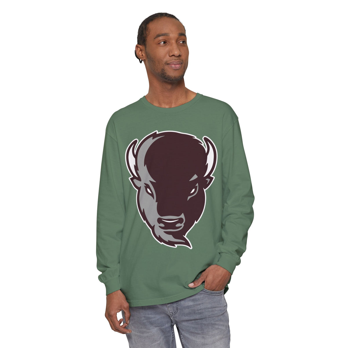 Garment-Dyed Long Sleeve Tee