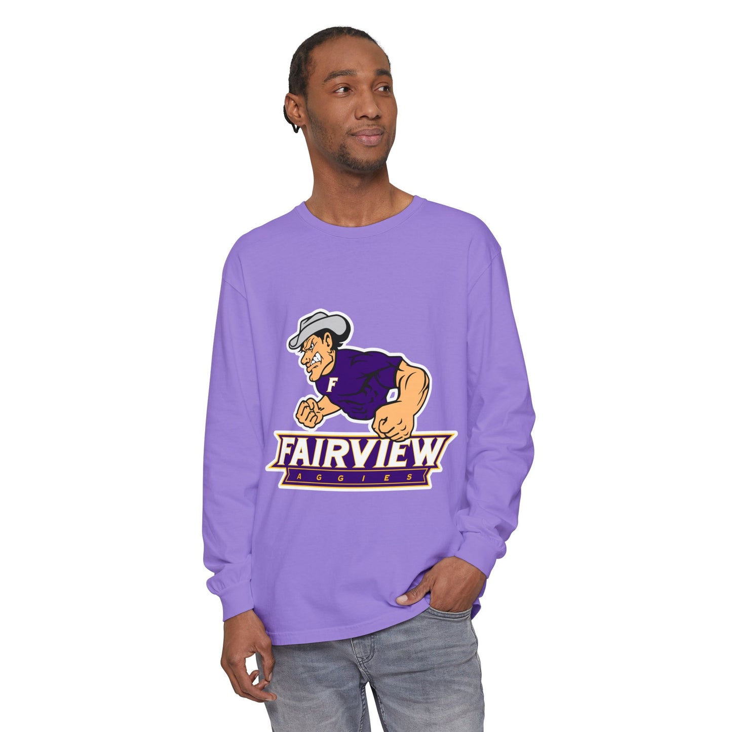 Garment-Dyed Long Sleeve Tee