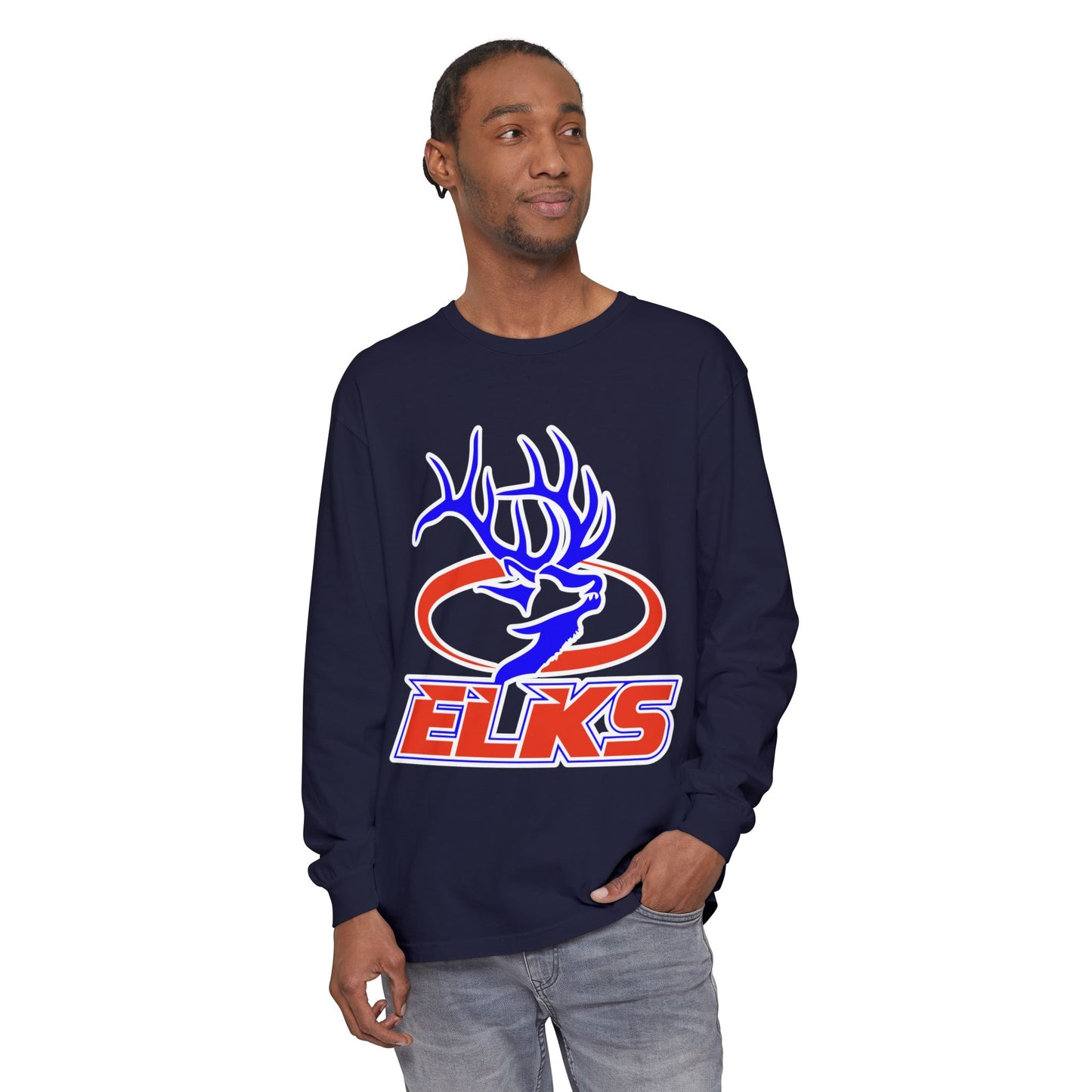 Garment-Dyed Long Sleeve Tee