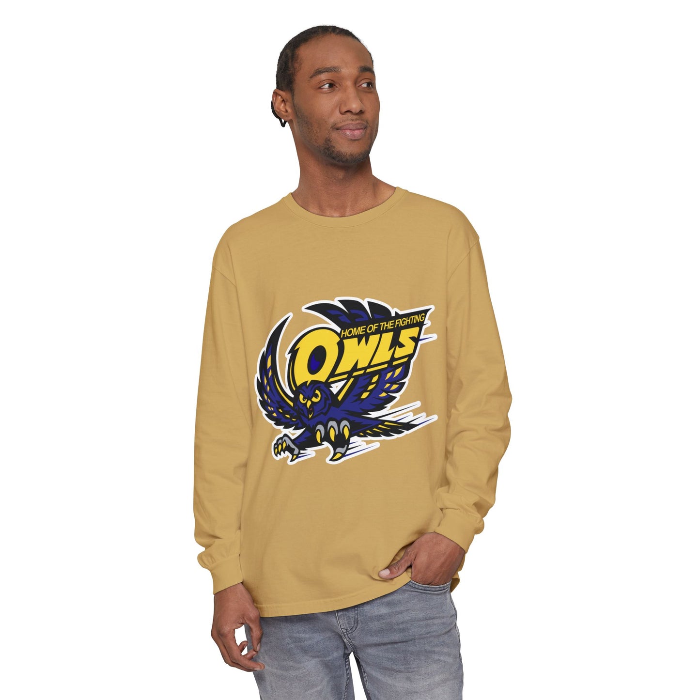Garment-Dyed Long Sleeve Tee