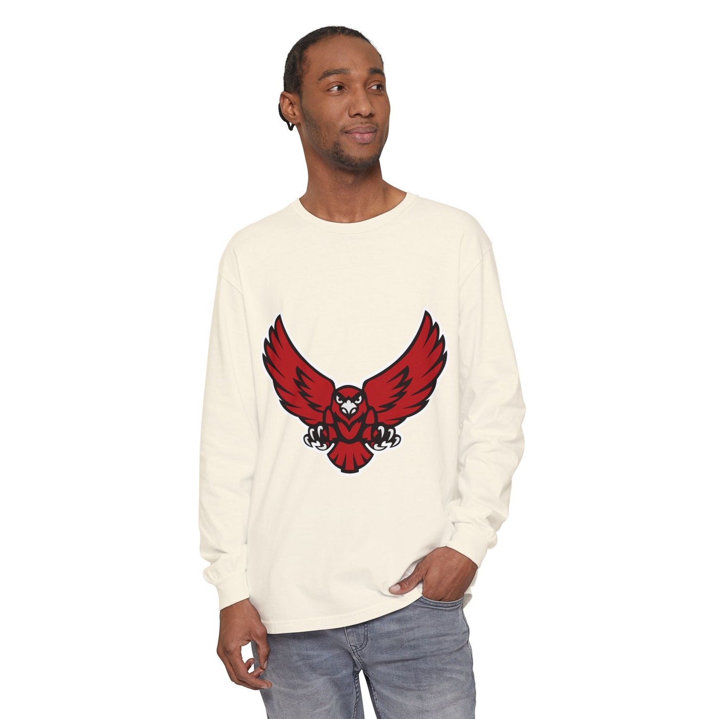 Garment-Dyed Long Sleeve Tee