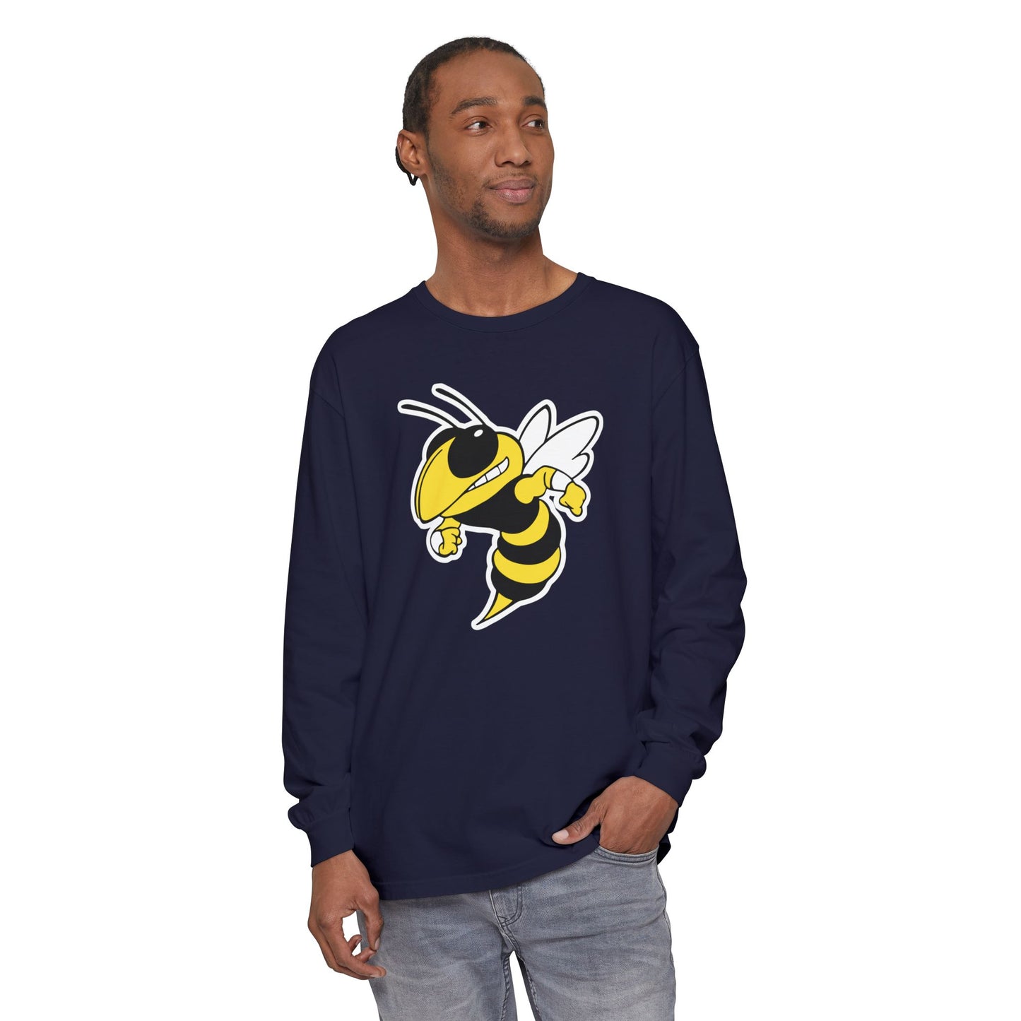 Garment-Dyed Long Sleeve Tee