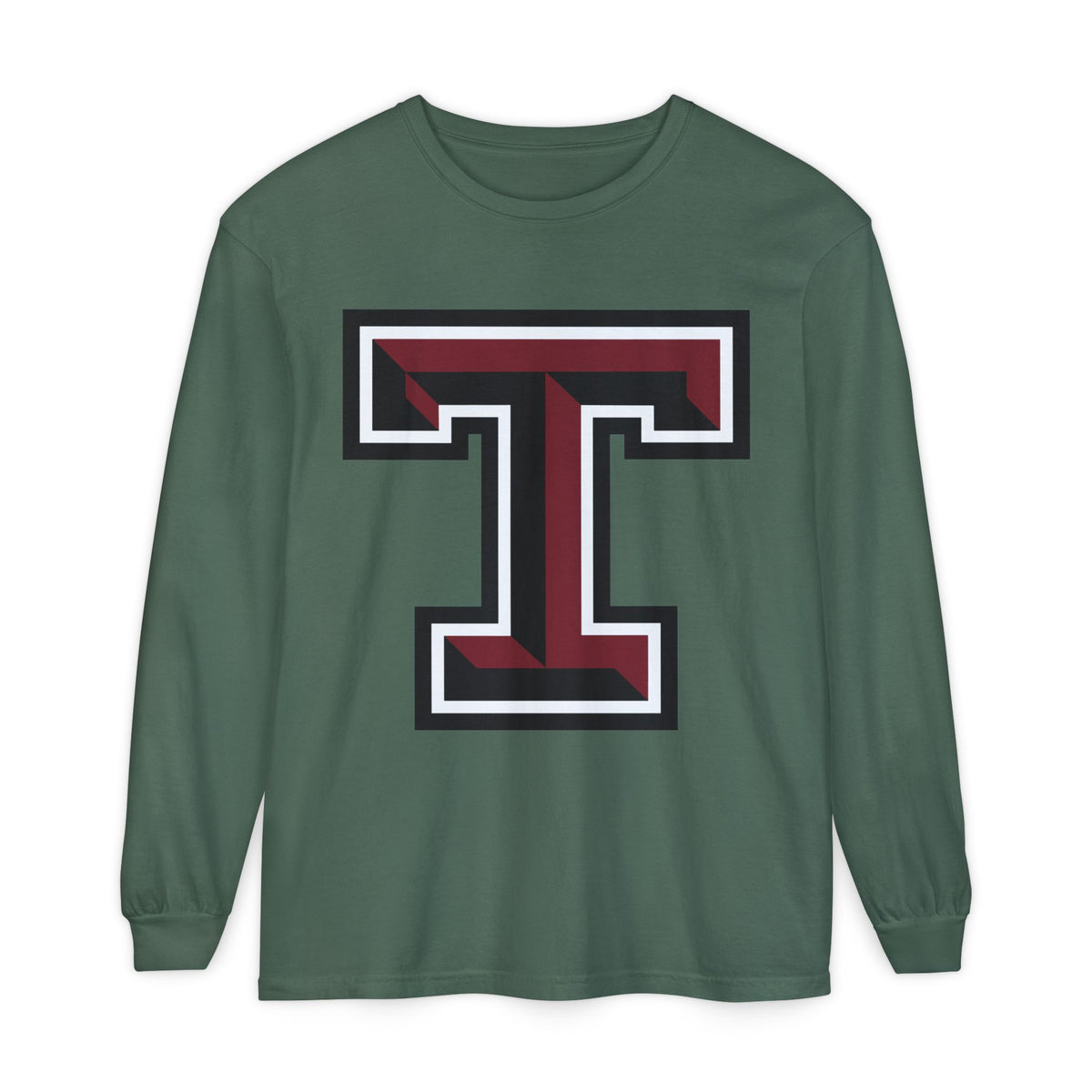 Garment-Dyed Long Sleeve Tee