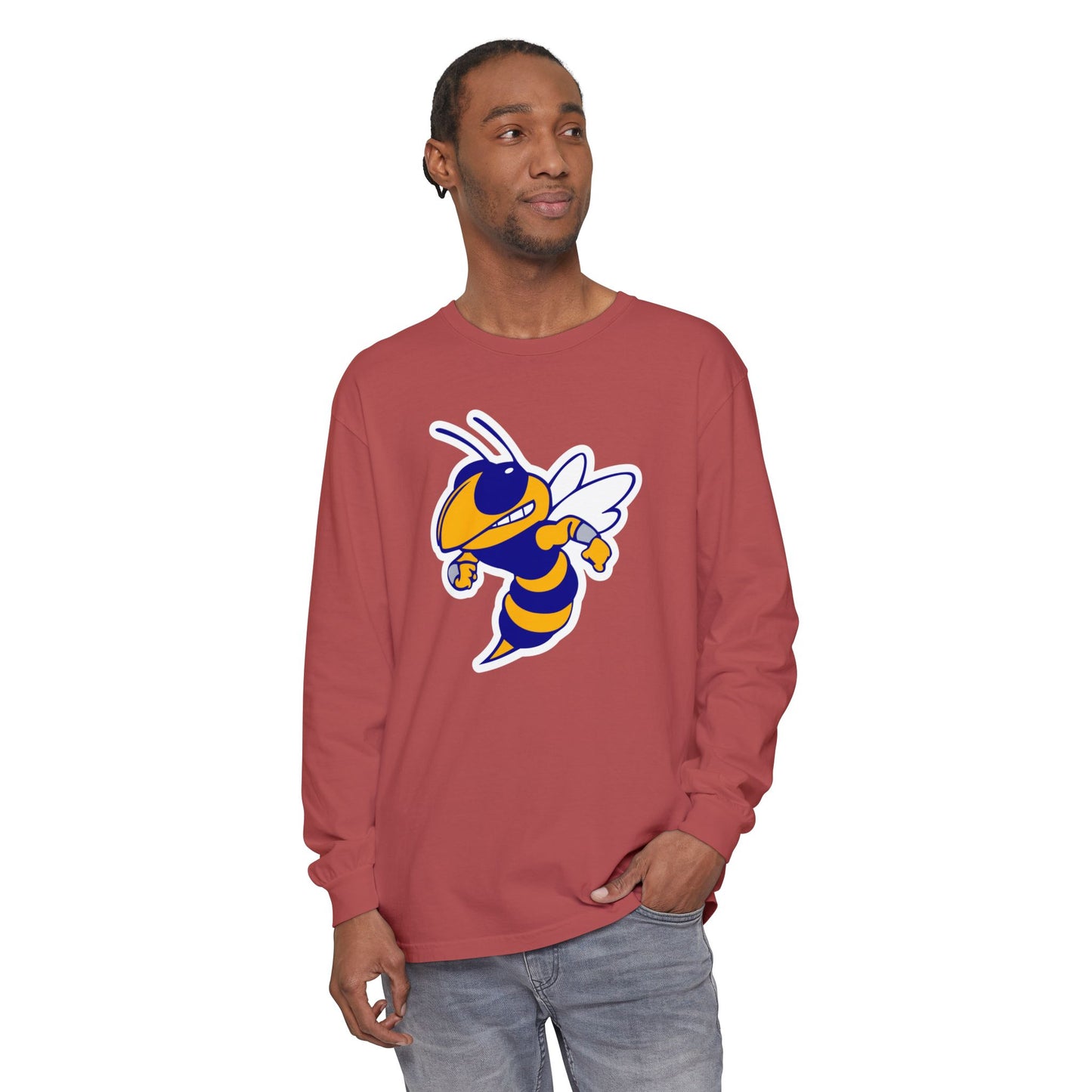Garment-Dyed Long Sleeve Tee