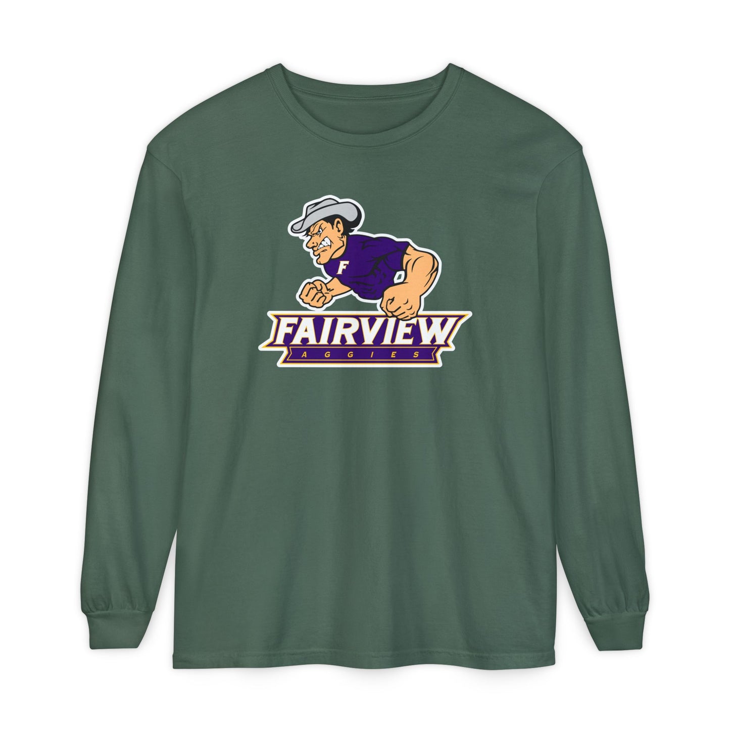 Garment-Dyed Long Sleeve Tee