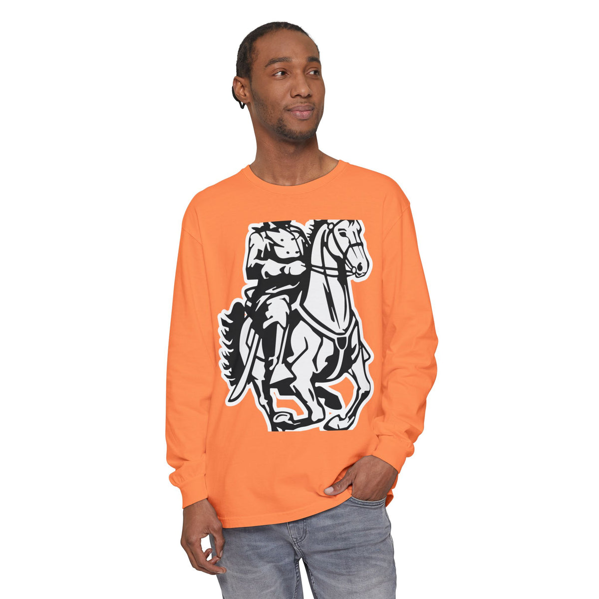 Garment-Dyed Long Sleeve Tee