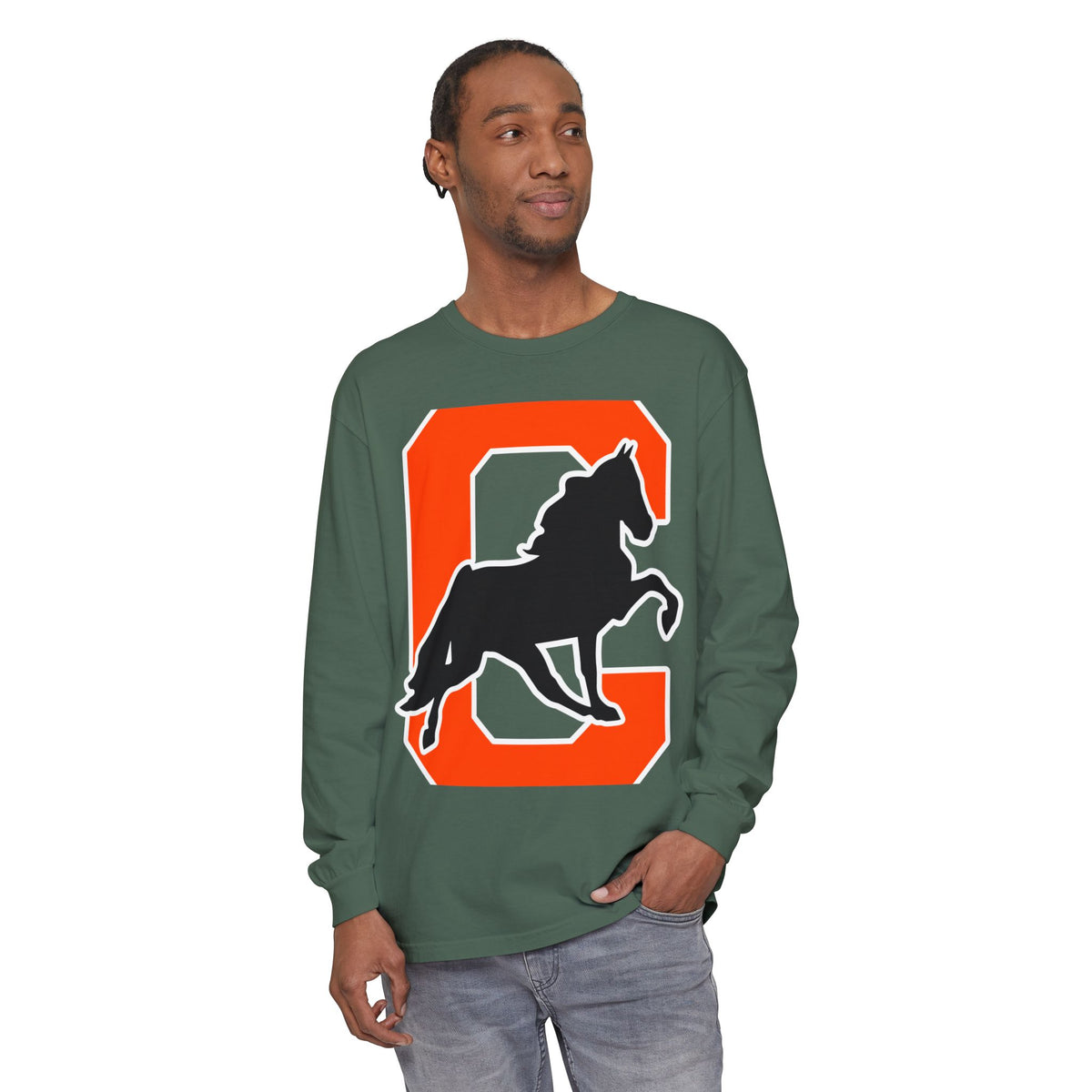 Garment-Dyed Long Sleeve Tee