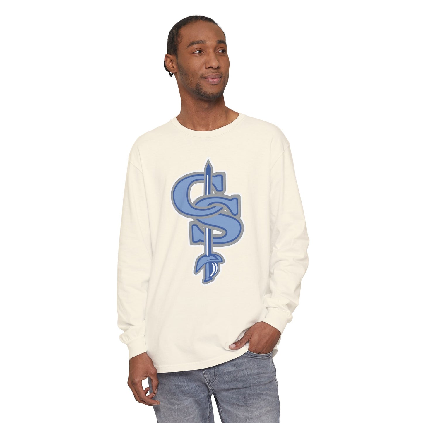 Garment-Dyed Long Sleeve Tee