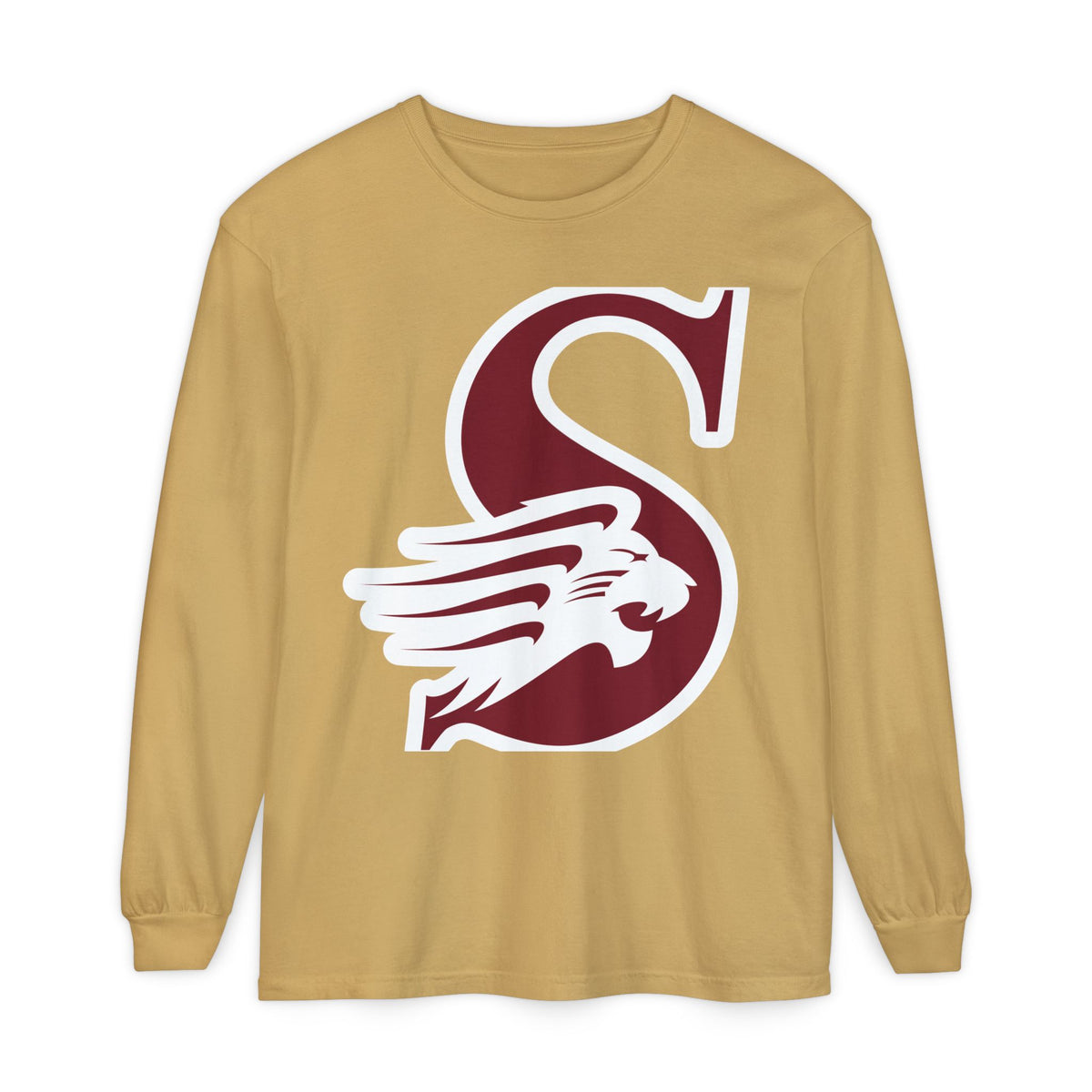 Garment-Dyed Long Sleeve Tee