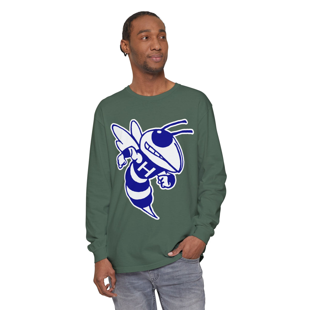 Garment-Dyed Long Sleeve Tee