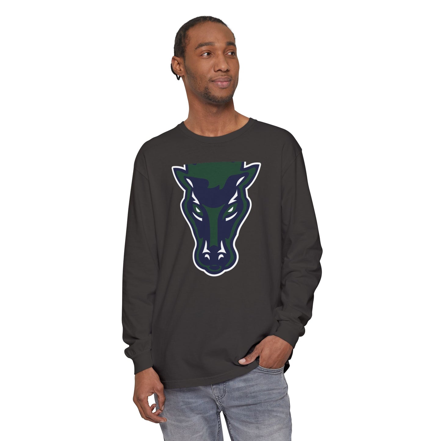 Garment-Dyed Long Sleeve Tee