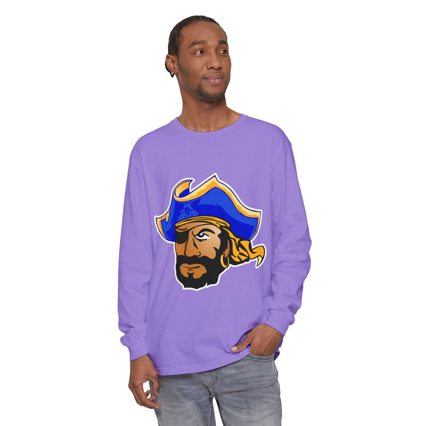 Garment-Dyed Long Sleeve Tee