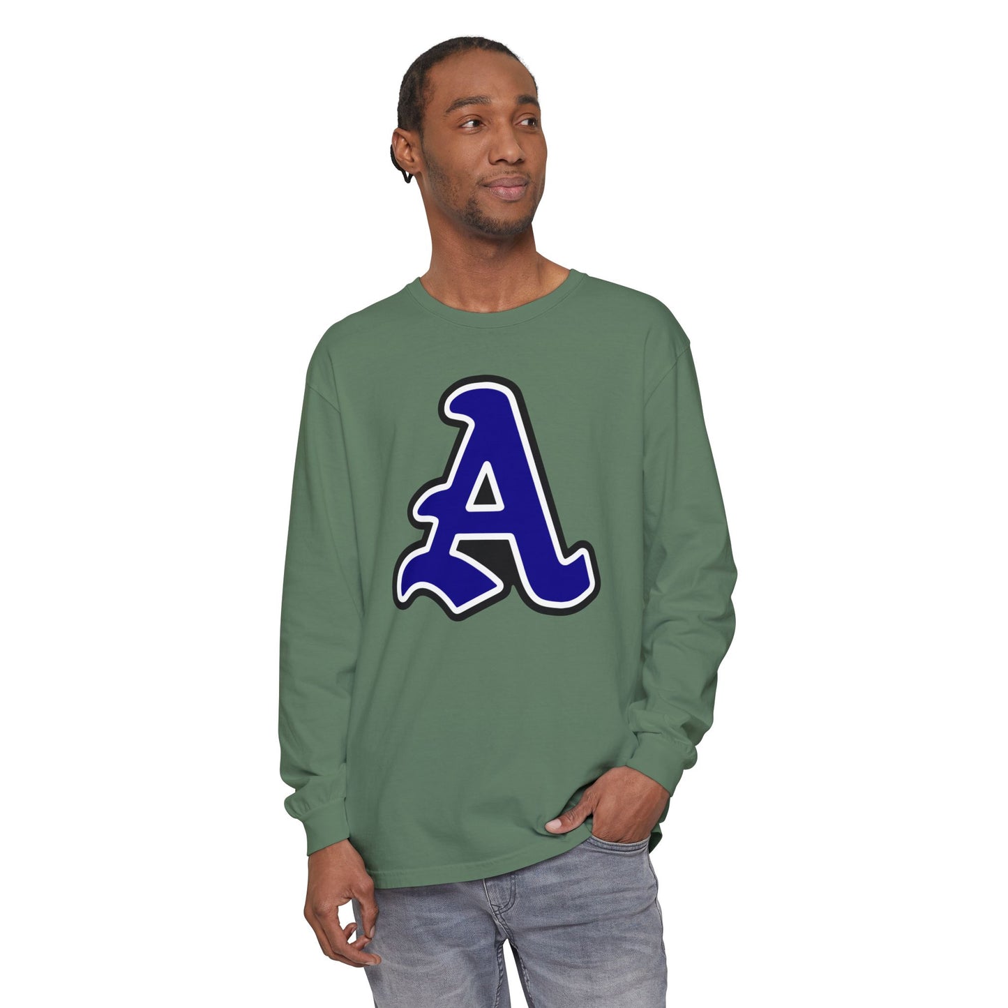 Garment-Dyed Long Sleeve Tee