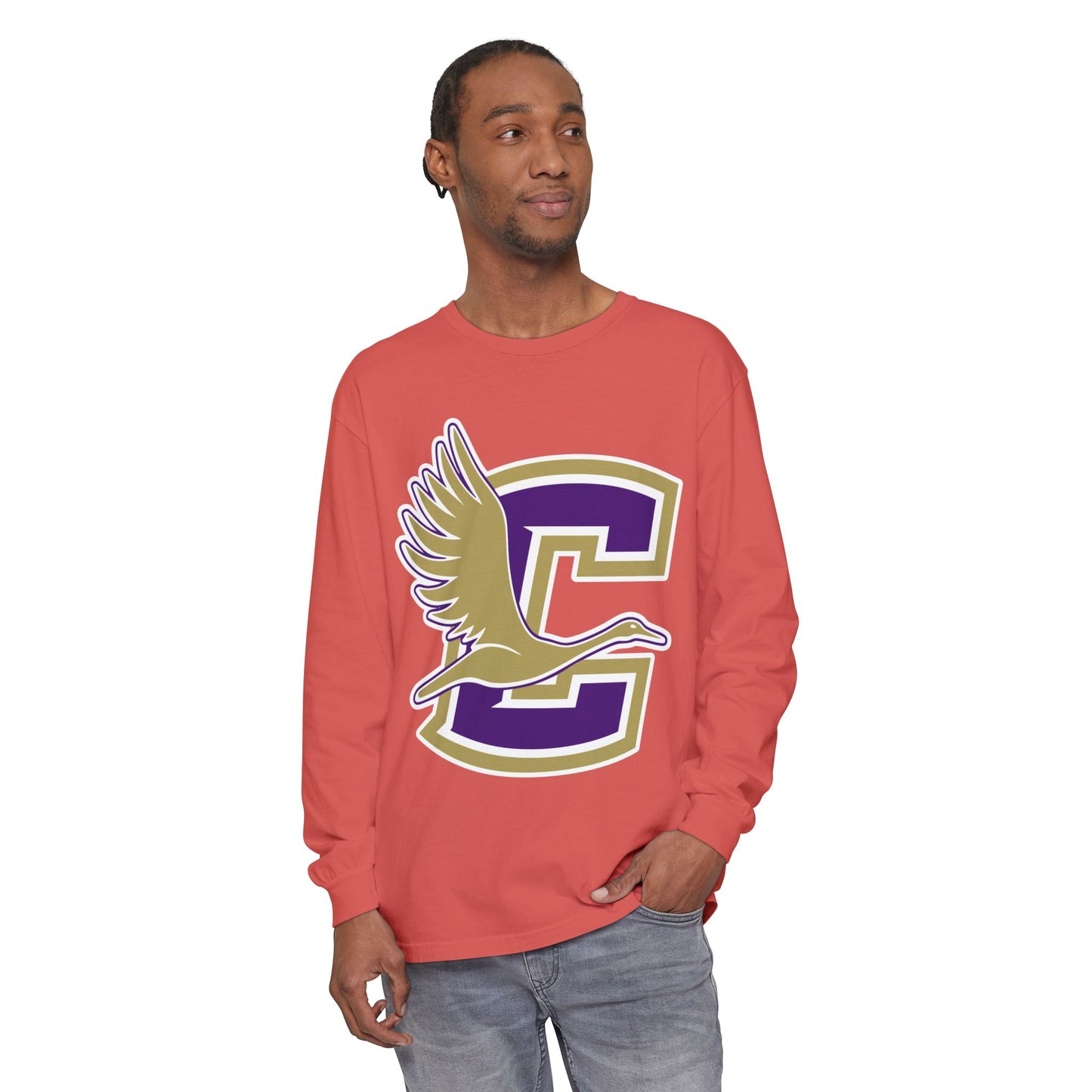 Garment-Dyed Long Sleeve Tee