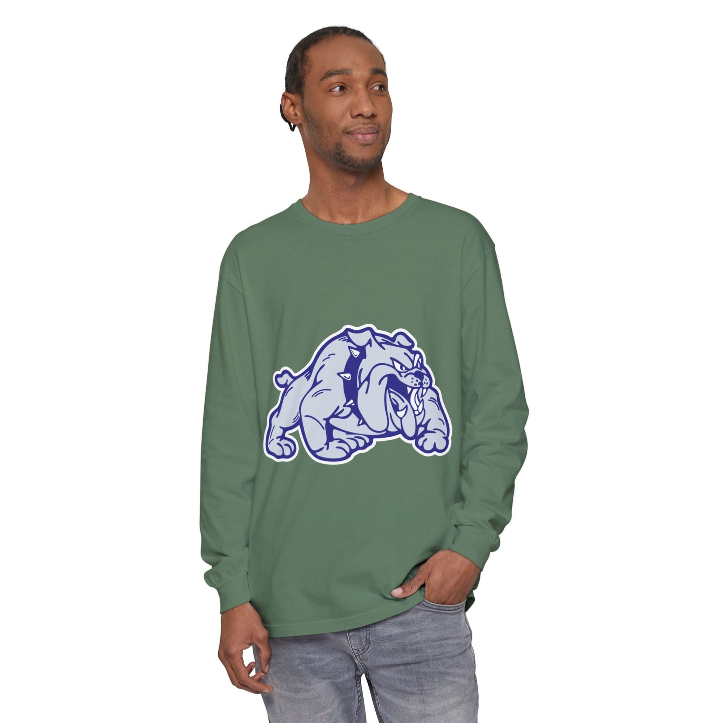Garment-Dyed Long Sleeve Tee