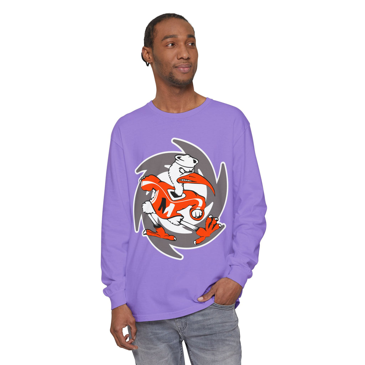 Garment-Dyed Long Sleeve Tee