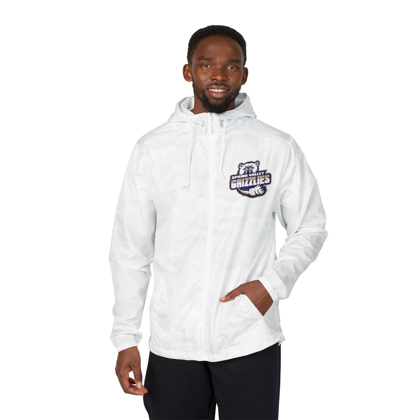 Full-Zip Windbreaker Jacket